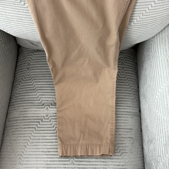 Talbots Khaki/Tan Straight Leg Chino. Size 12 Petite. Made with 2% Spandex - Picture 2 of 11